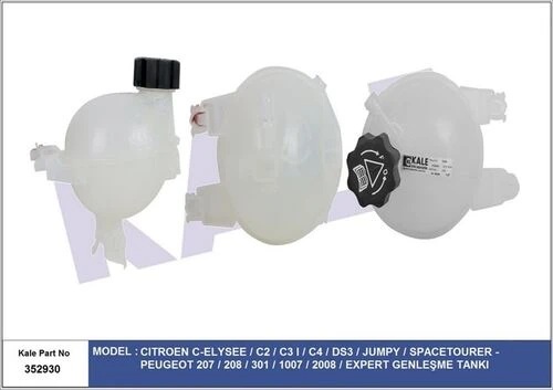 Kale 352930  GENLEŞME TANKI C-ELYSEE-C2-C3 I-C4-DS3-JUMPY-SPACETOU ürün görseli 1