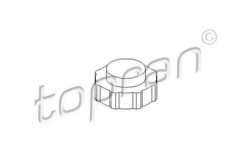 TOPRAN 700431001 755 Genleşme Kavanoz Kapağı Kahve R9-R11-R21-R12 Toros- Kangoo-Logan- Megane ürün görseli 1