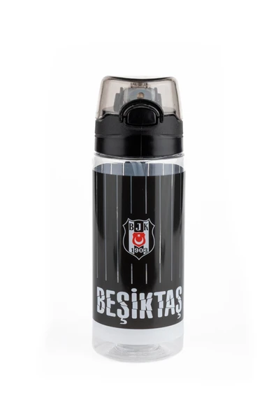 Me Matara Plastik Beşiktaş İnce Çubuk Desenli 500 ML 25371 ürün görseli 1