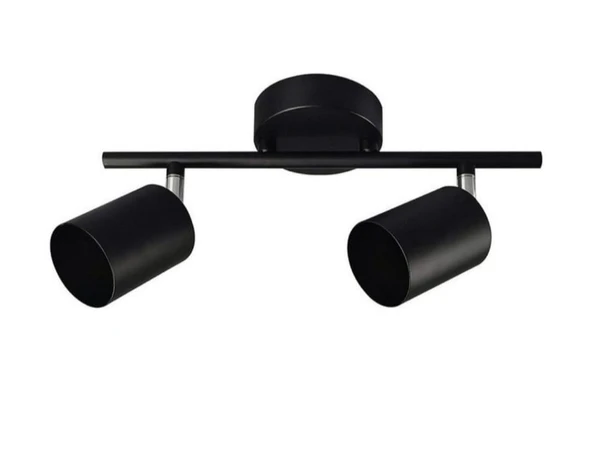 MYLİGHTSC AMPULLÜ İKİLİ LED SPOT APLİK AVİZE ARMATÜR HAREKLİ  METAL GÜN IŞI LED AMPUL DAHİLDİR ürün görseli 1