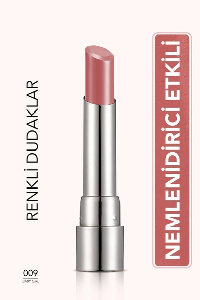 Flormar Nemlendirici Parlak Ruj- Sheer Up Lipstick - 009 Baby Girl ürün görseli 1
