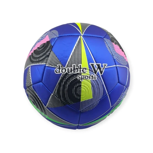 Futbol Topu Dikişli 420 gr No:5 - FB-490-MAVİ ürün görseli 1