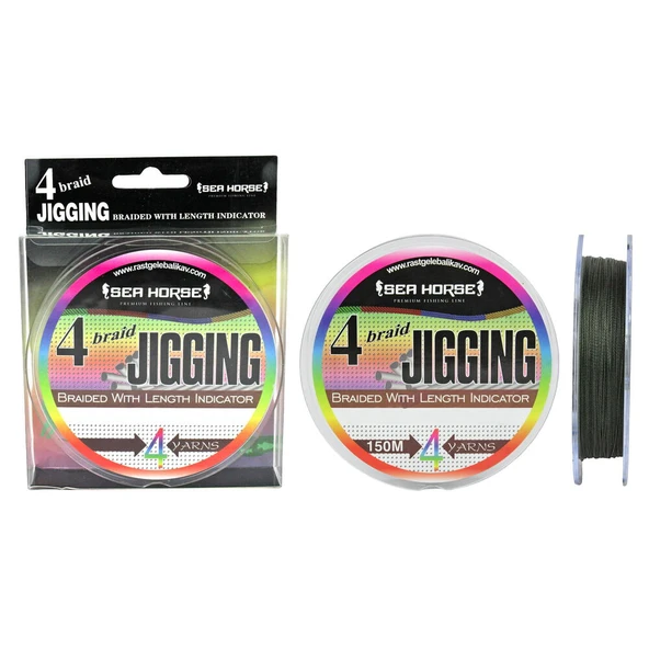 Sea Horse Jigging x4 0,14 150 Mt Green ürün görseli 1