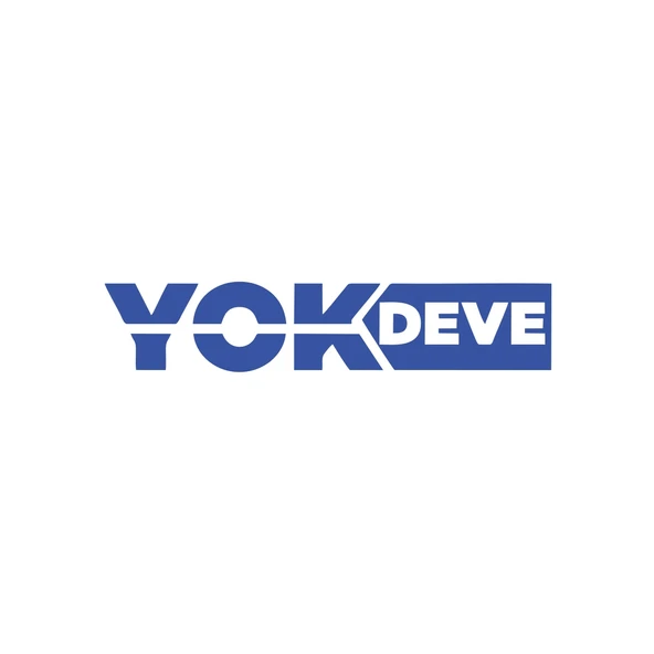 Yok Deve Araba Sticker 17x17 Cm Mavi ürün görseli 1