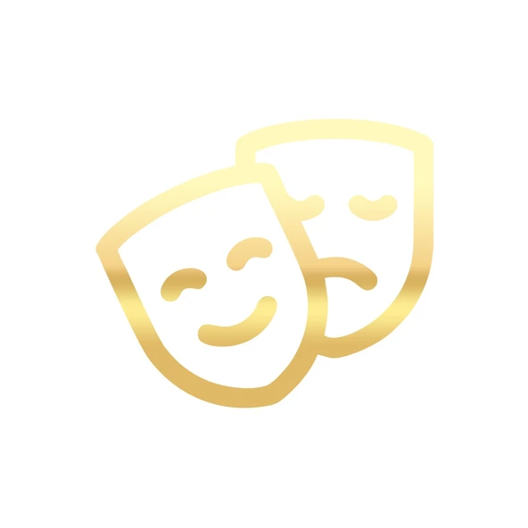 Mutlu Yüz Üzgün Yüz Araba Sticker 17x17 Cm Gold ürün görseli 1