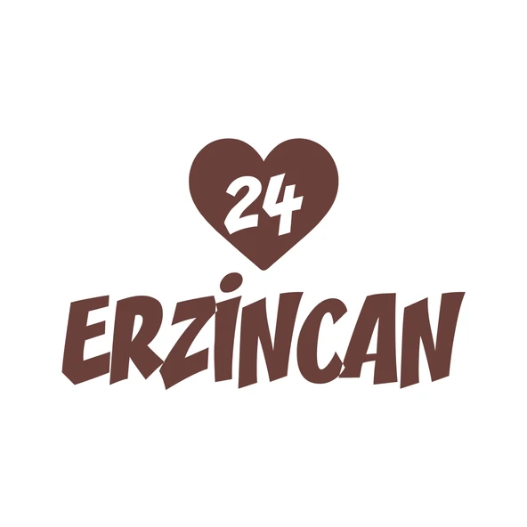 Kalpli 24 Erzincan Araba Sticker 17x17 Cm Kahverengi ürün görseli 1