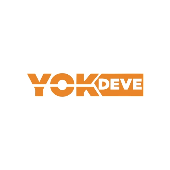 Yok Deve Araba Sticker 17x17 Cm Turuncu ürün görseli 1