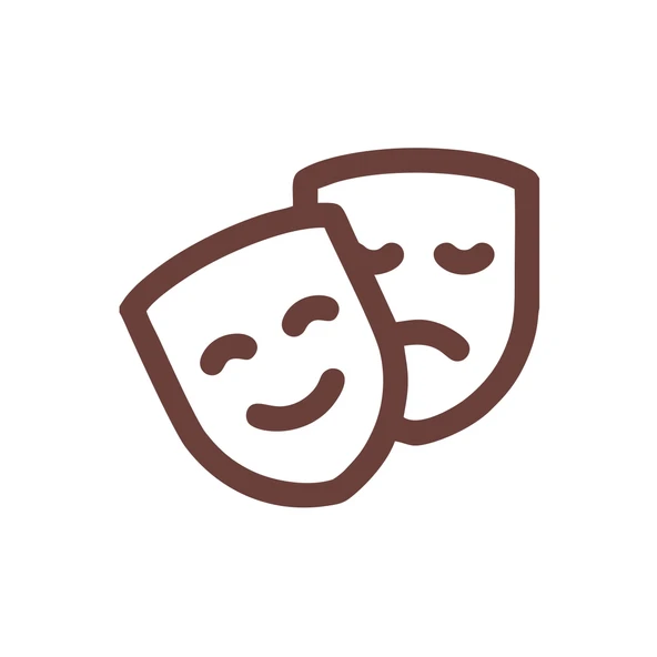Mutlu Yüz Üzgün Yüz Araba Sticker 17x17 Cm Kahverengi ürün görseli 1