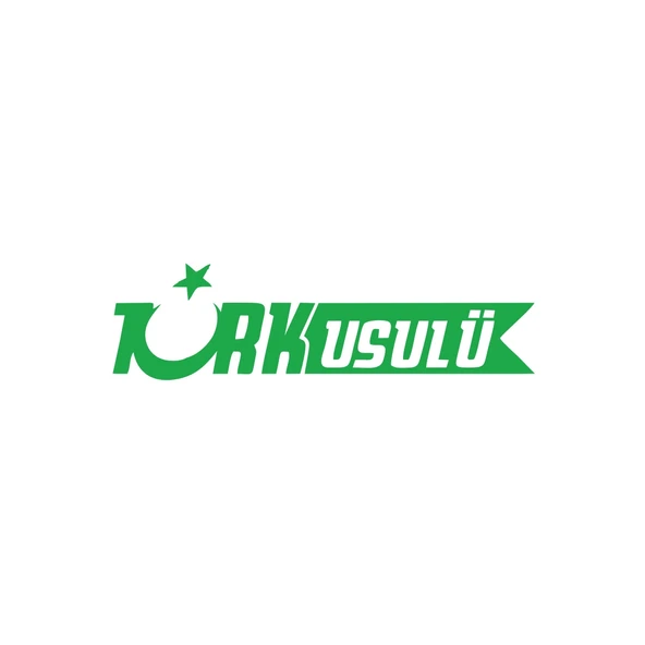 Türk Usulü Araba Sticker 17x17 Cm Yeşil ürün görseli 1
