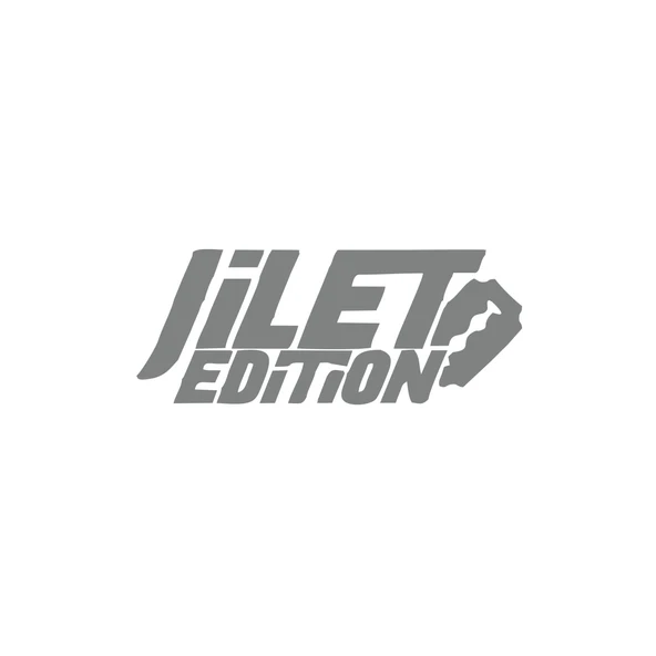 Jilet Edition Araba Sticker 17x17 Cm Gri ürün görseli 1