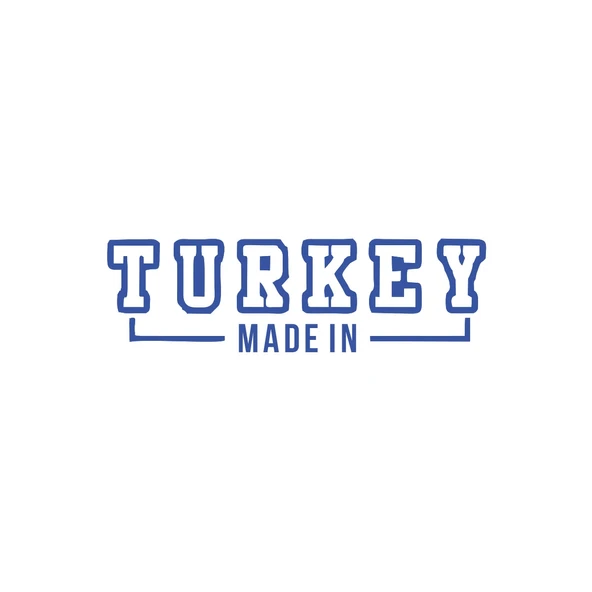 Made In Turkey Araba Sticker 17x17 Cm Mavi ürün görseli 1