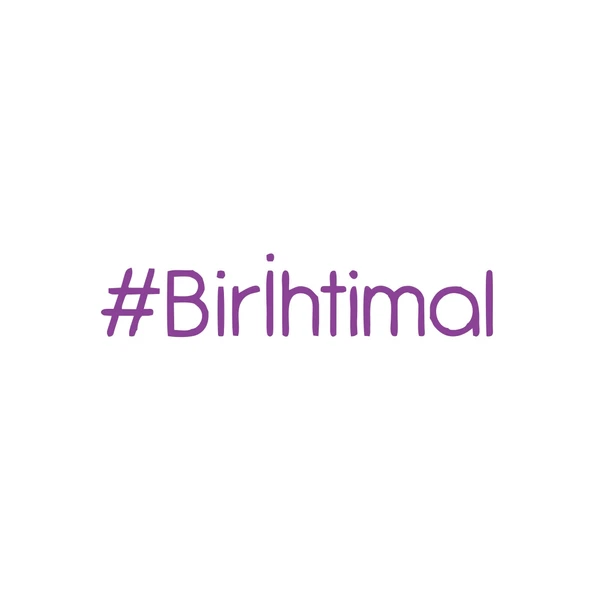 Bir İhtimal Araba Sticker 17x17 Cm Mor ürün görseli 1