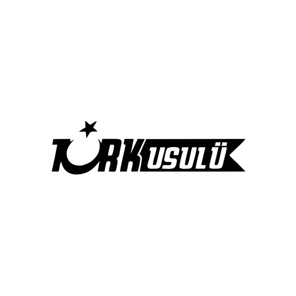 Türk Usulü Araba Sticker 17x17 Cm Siyah ürün görseli 1