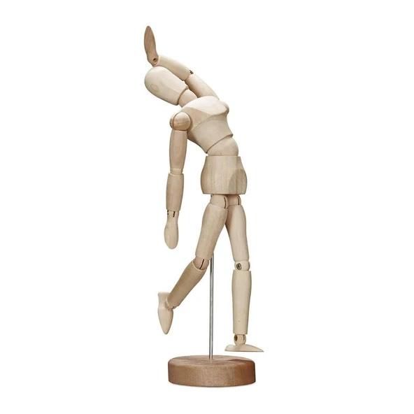 Eskiz Mankeni Ahşap Model 20 cm Manken Modelling ürün görseli 1