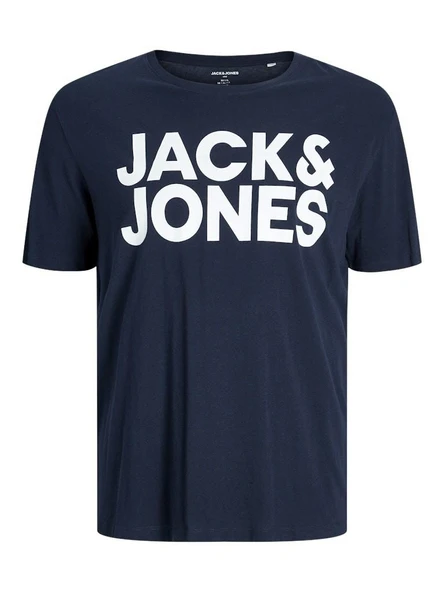 Jack Jones Corp Logo Plus Erkek Tişört 12158505 ürün görseli 1