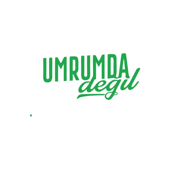 Umrumda Değil Araba Sticker 17x17 Cm Yeşil ürün görseli 1