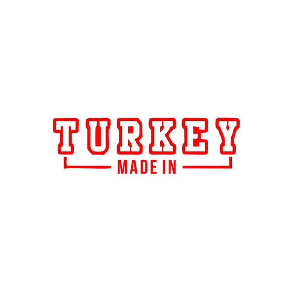 Made In Turkey Araba Sticker 17x17 Cm Kırmızı ürün görseli 1