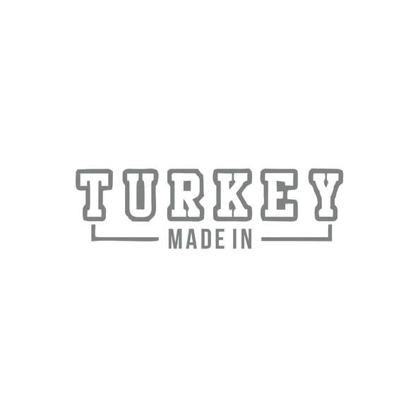 Made In Turkey Araba Sticker 17x17 Cm Gri ürün görseli 1