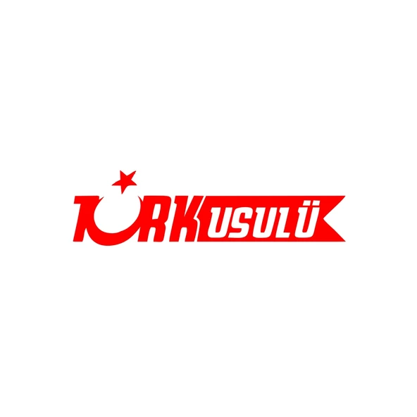 Türk Usulü Araba Sticker 17x17 Cm Kırmızı ürün görseli 1