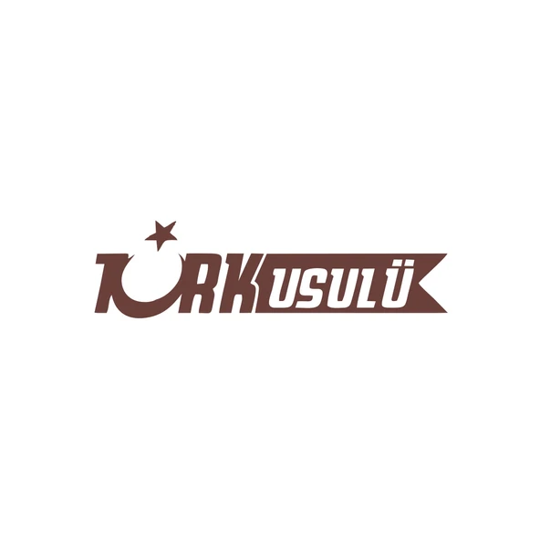 Türk Usulü Araba Sticker 17x17 Cm Kahverengi ürün görseli 1