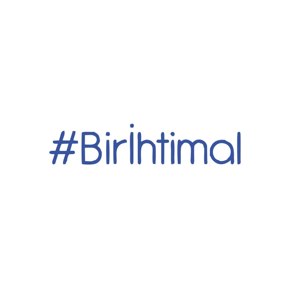 Bir İhtimal Araba Sticker 17x17 Cm Mavi ürün görseli 1
