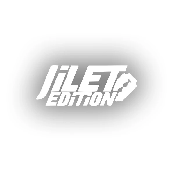 Jilet Edition Araba Sticker 17x17 Cm Beyaz ürün görseli 1