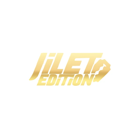 Jilet Edition Araba Sticker 17x17 Cm Gold ürün görseli 1