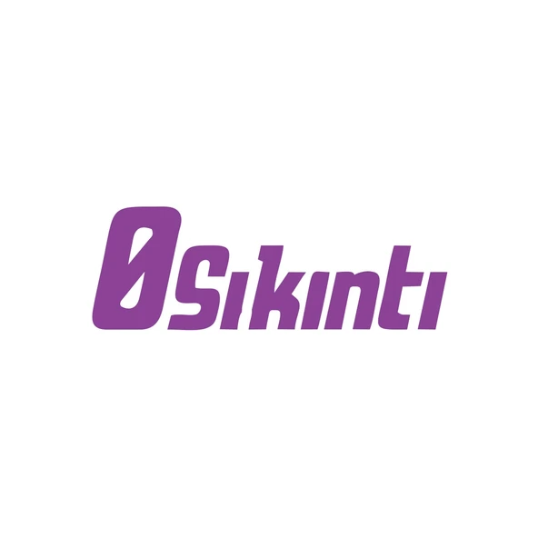0 Sıkıntı Araba Sticker 17x17 Cm Mor ürün görseli 1