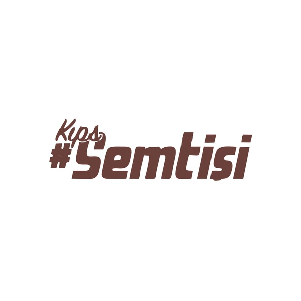 Kıps Semt İşi Araba Sticker 17x17 Cm Kahverengi ürün görseli 1