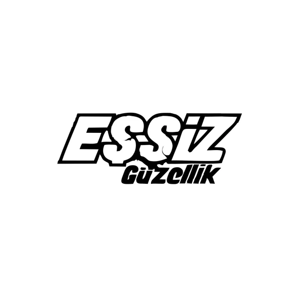 Eşsiz Güzellik Araba Sticker 17x17 Cm Siyah ürün görseli 1