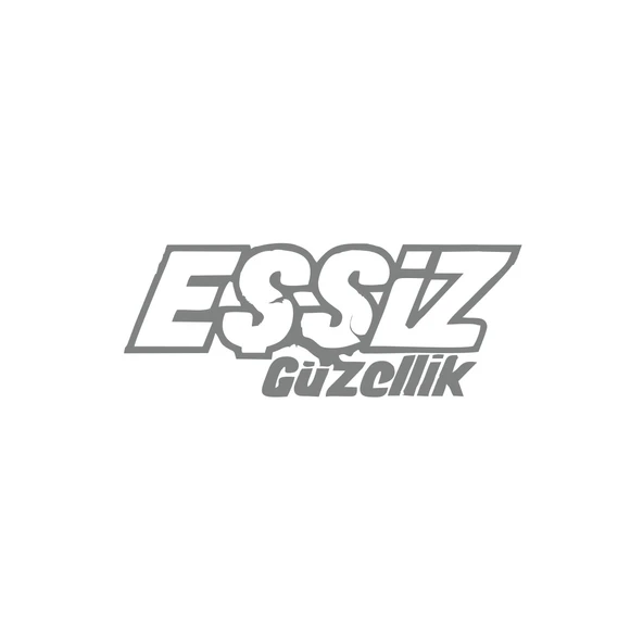 Eşsiz Güzellik Araba Sticker 17x17 Cm Gri ürün görseli 1