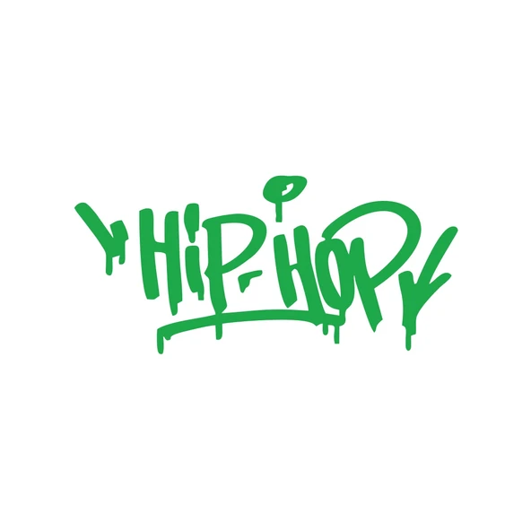 Graffiti Hiphop Araba Sticker 17x17 Cm Yeşil ürün görseli 1