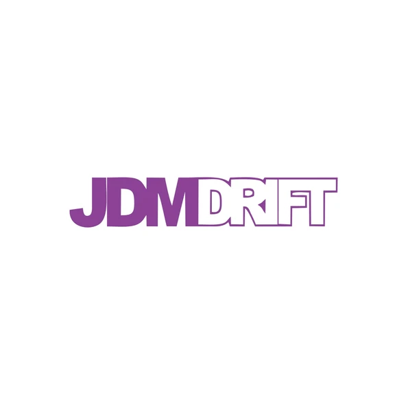 JDM Drift Araba Sticker 17x17 Cm Mor ürün görseli 1