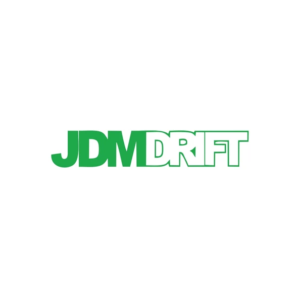 JDM Drift Araba Sticker 17x17 Cm Yeşil ürün görseli 1