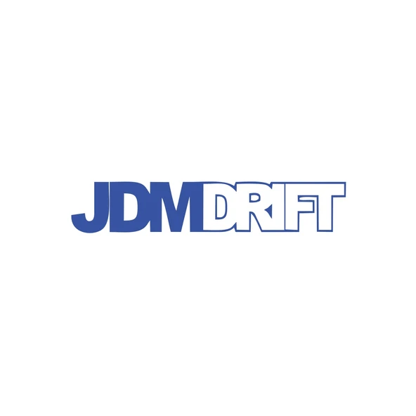 JDM Drift Araba Sticker 17x17 Cm Mavi ürün görseli 1