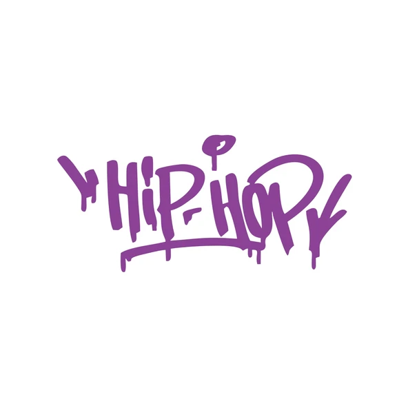 Graffiti Hiphop Araba Sticker 17x17 Cm Mor ürün görseli 1