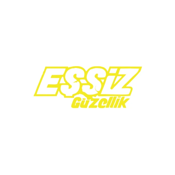 Eşsiz Güzellik Araba Sticker 17x17 Cm Sarı ürün görseli 1