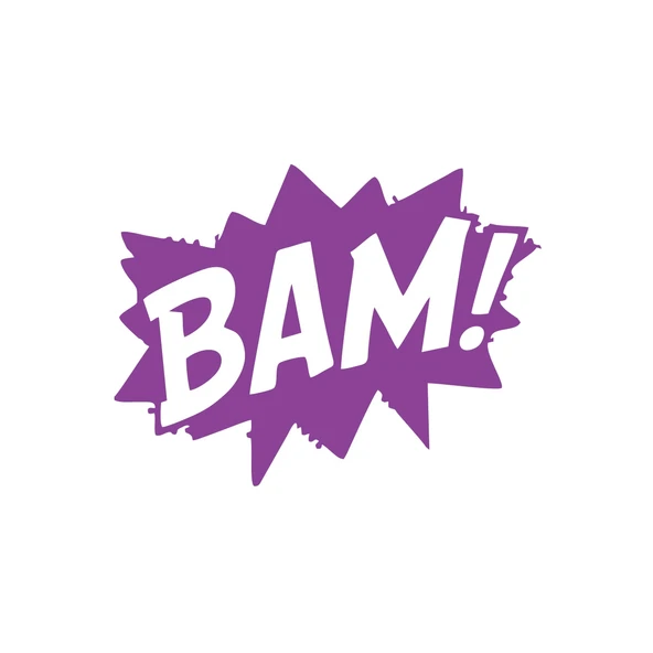 Bam Araba Sticker 17x17 Cm Mor ürün görseli 1