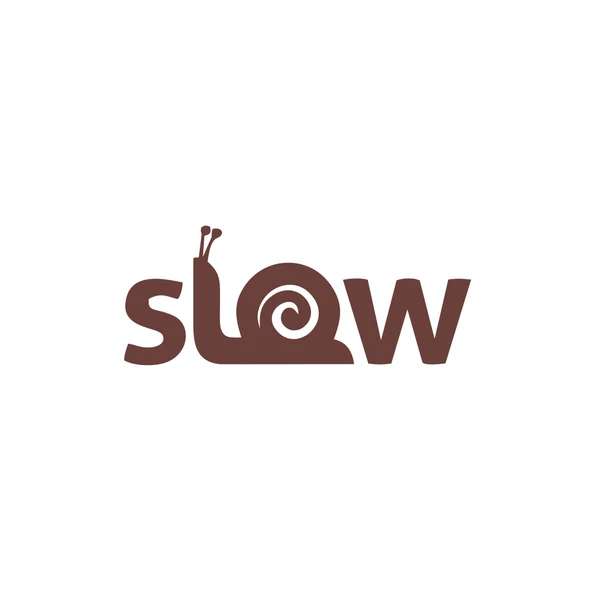 Slow Salyangoz Araba Sticker 17x17 Cm Kahverengi ürün görseli 1