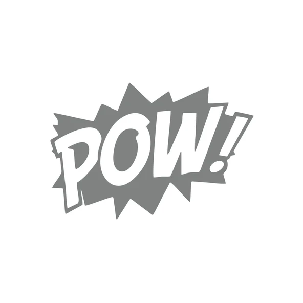 Pow Araba Sticker 17x17 Cm Gri ürün görseli 1