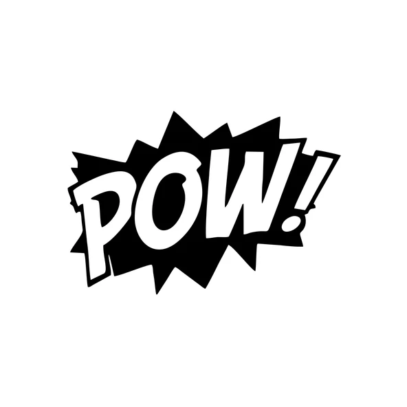 Pow Araba Sticker 17x17 Cm Siyah ürün görseli 1