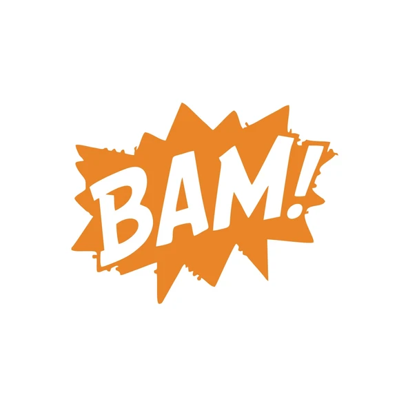 Bam Araba Sticker 17x17 Cm Turuncu ürün görseli 1