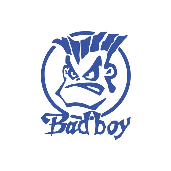 Bad Boy Araba Sticker 17x17 Cm Mavi ürün görseli 1