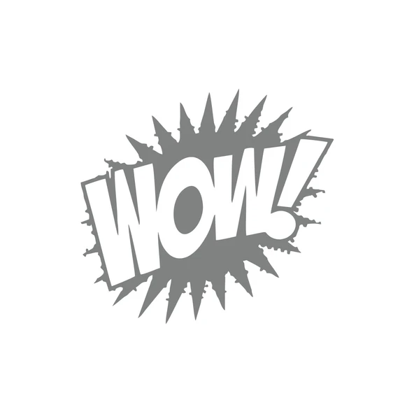 Wow Araba Sticker 17x17 Cm Gri ürün görseli 1