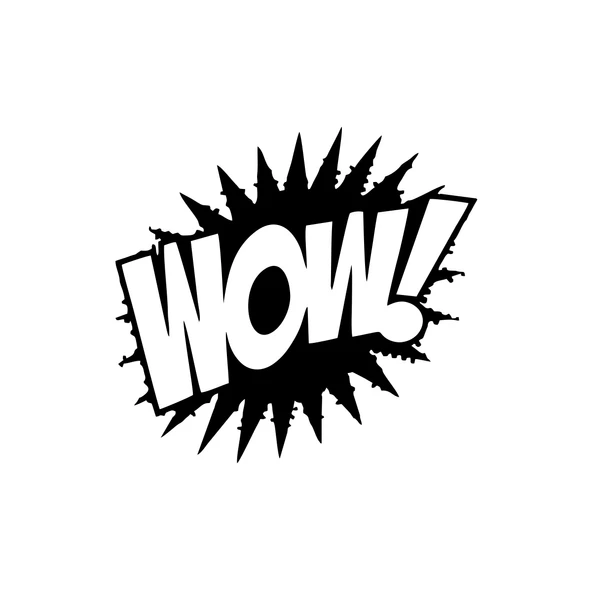Wow Araba Sticker 17x17 Cm Siyah ürün görseli 1