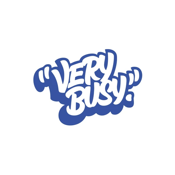Very Busy Araba Sticker 17x17 Cm Mavi ürün görseli 1
