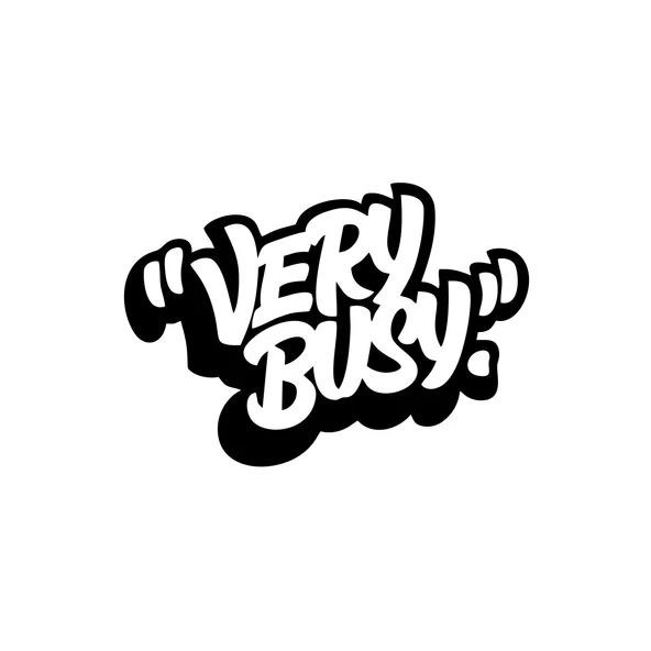 Very Busy Araba Sticker 17x17 Cm Siyah ürün görseli 1