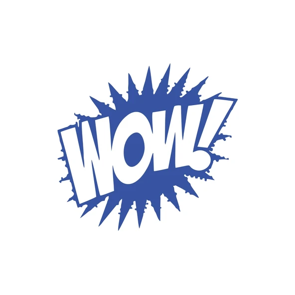 Wow Araba Sticker 17x17 Cm Mavi ürün görseli 1