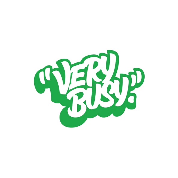 Very Busy Araba Sticker 17x17 Cm Yeşil ürün görseli 1