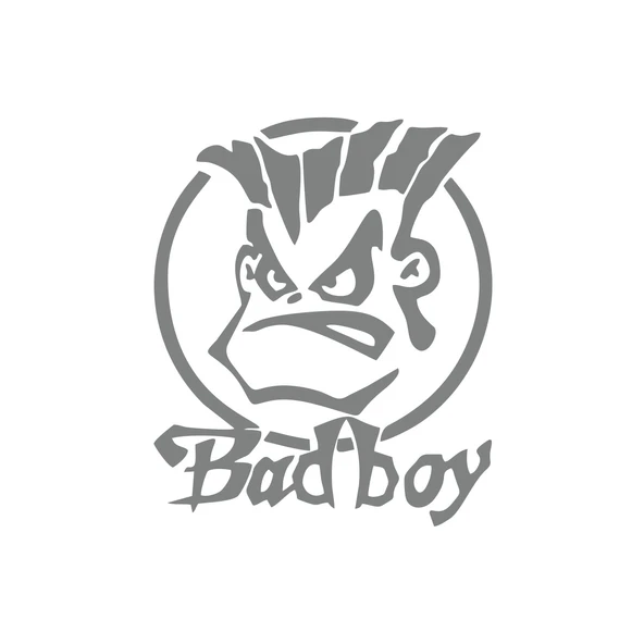 Bad Boy Araba Sticker 17x17 Cm Gri ürün görseli 1